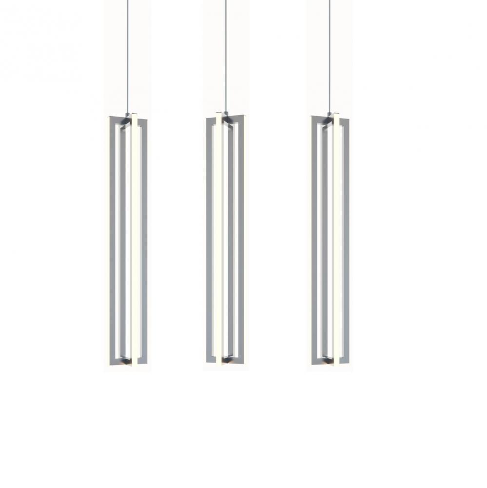 Cass 3 Light Small Linear Pendant