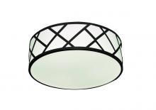 AFX Lighting, Inc. HVNF17LAJUDBK-MS - Haven 17" Integrated LED Flush Mount