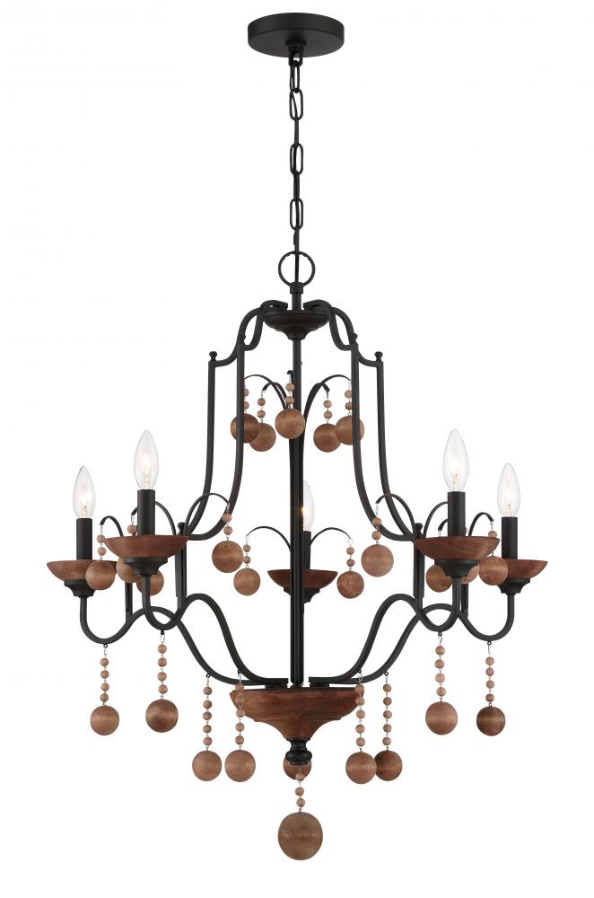 Colonial Charm - 5 Light Chandelier