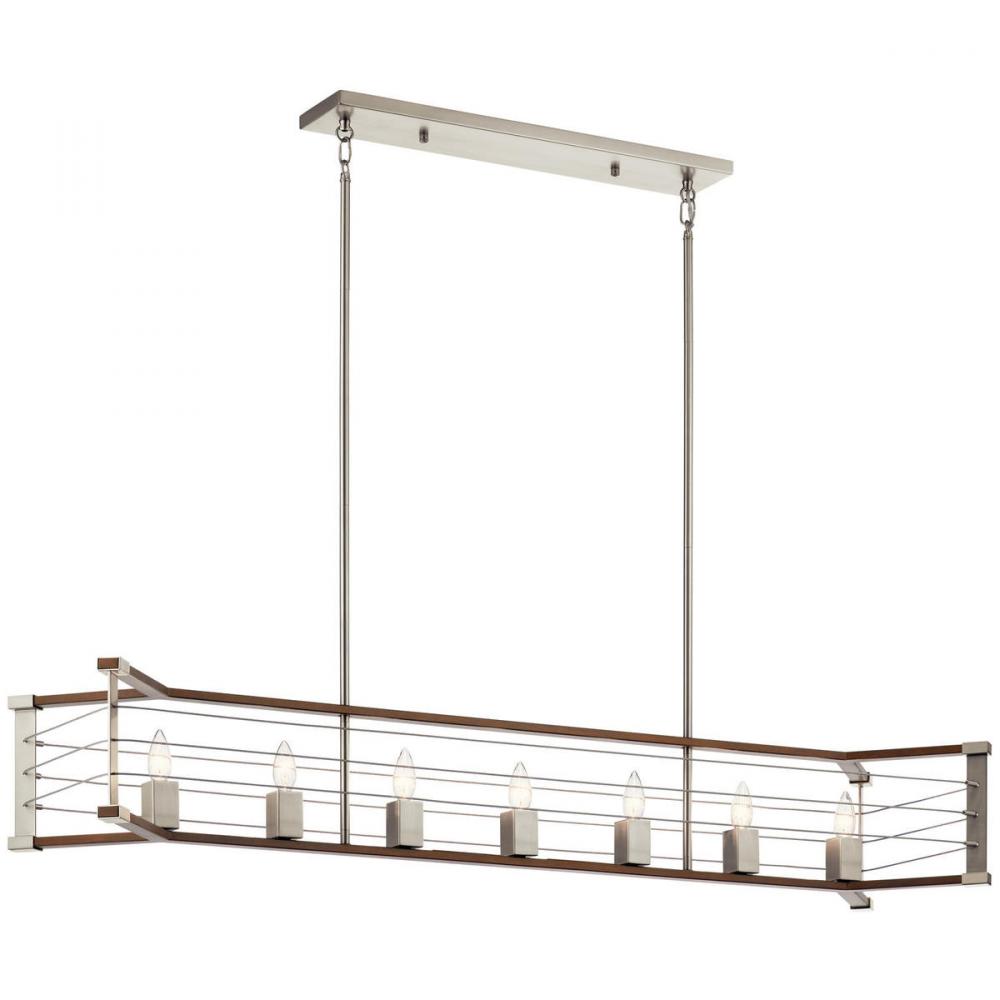 Linear Chandelier 7Lt