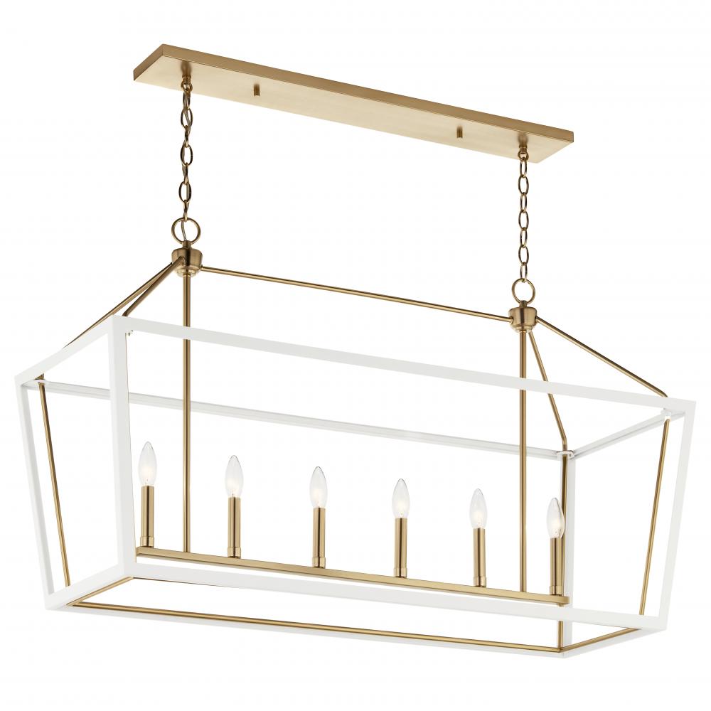 Linear Chandelier 6Lt