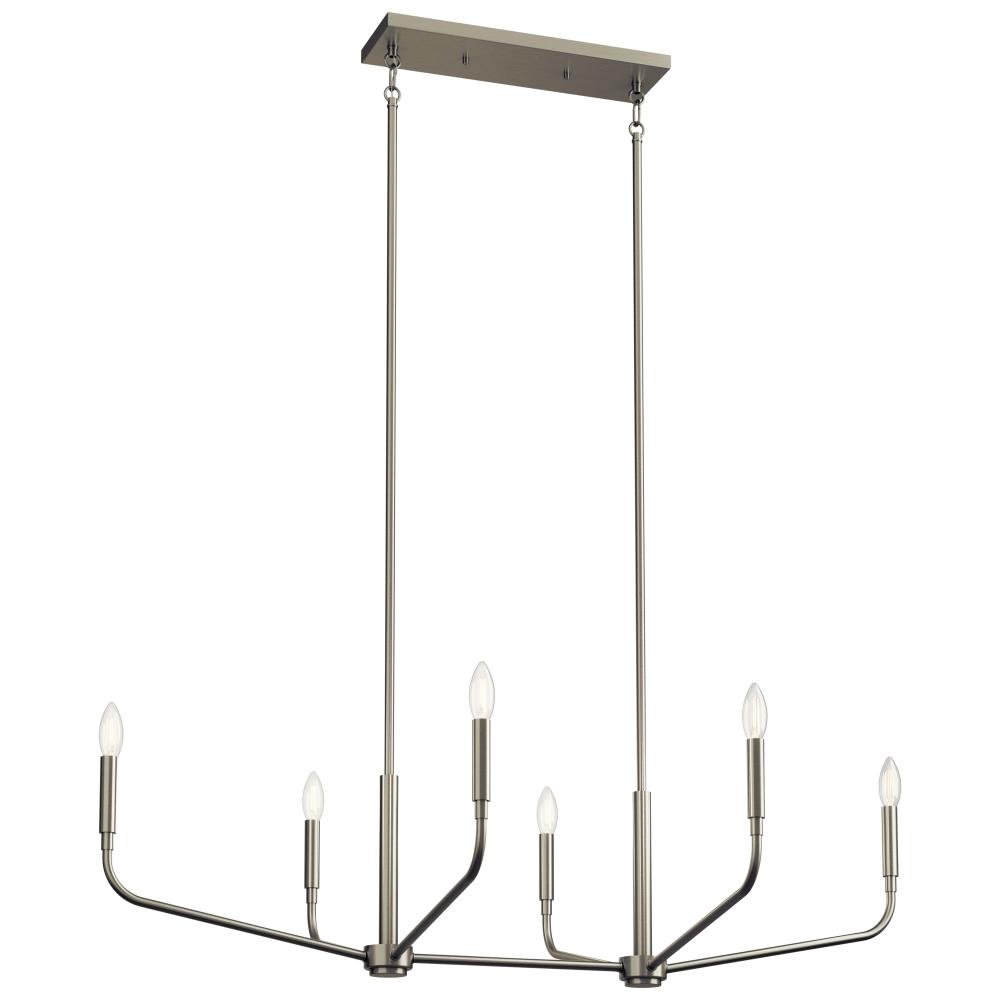 Linear Chandelier 6Lt