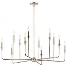 Kichler 52692PN - Alvaro 39.75 Inch 12 Light Multi-Tier Chandelier in Polished Nickel