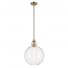 Kichler 52779CPZCLR - Pendant Large 1Lt