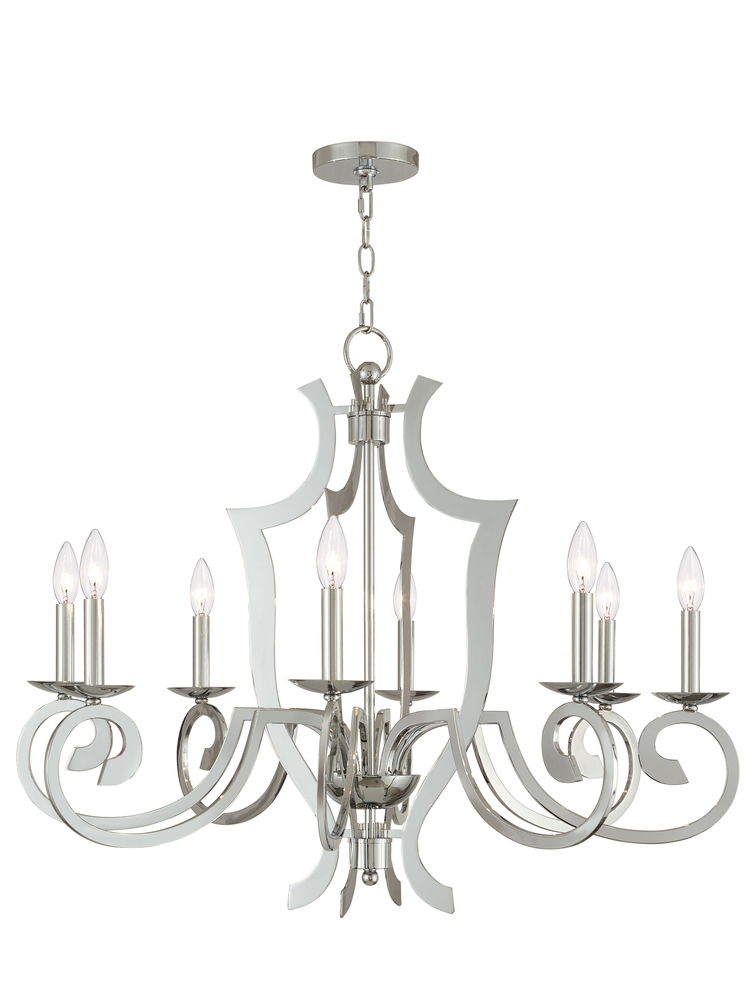 8 Lt CH Chandelier