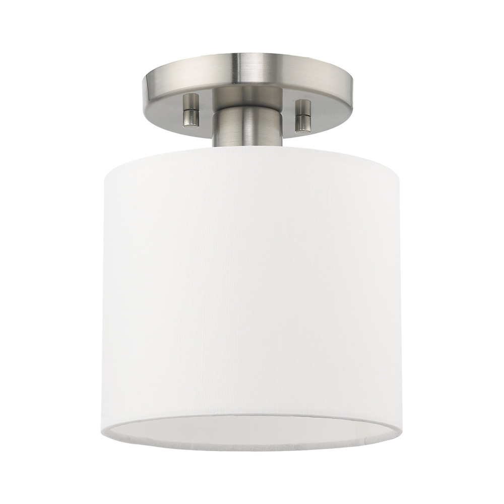 1 Lt Brushed Nickel Ceiling Mount