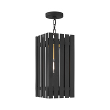 Livex Lighting 20757-04 - 1 Lt Black Outdoor Pendant Lantern