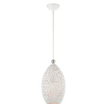 Livex Lighting 49182-03 - 1 Lt White Pendant