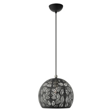 Livex Lighting 49542-04 - 1 Lt Black Pendant