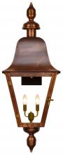 The Coppersmith BM30E - The CopperSmith Belmont 30" Tall Copper Electric Wall Mount Outdoor Light Lantern Sconce
