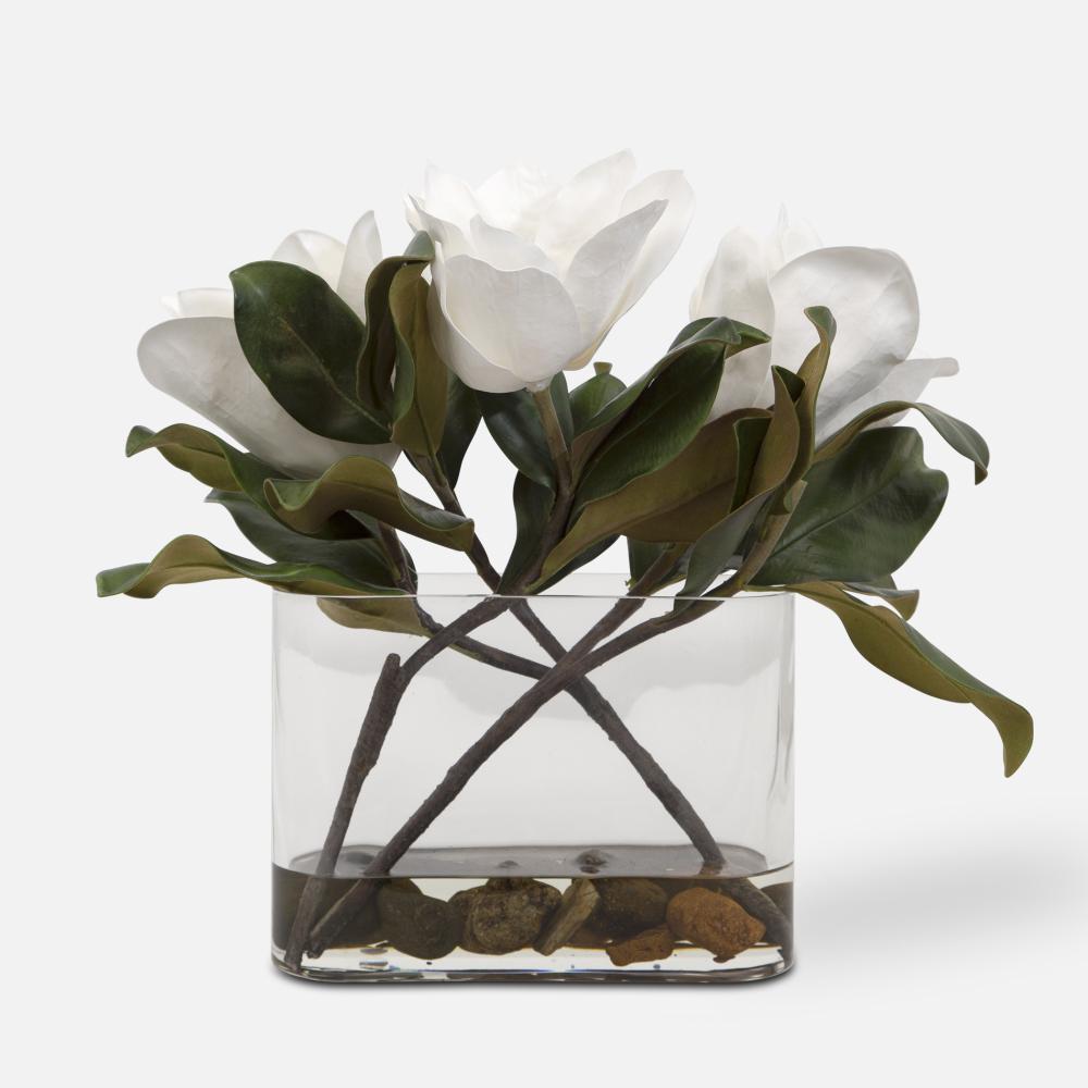 Uttermost Middleton Magnolia Flower Centerpiece