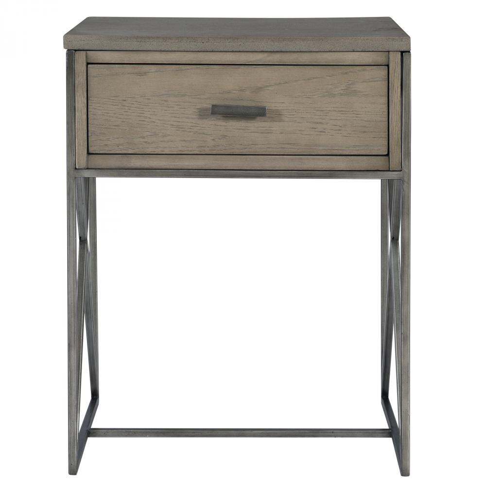 Uttermost Cartwright Gray Side Table