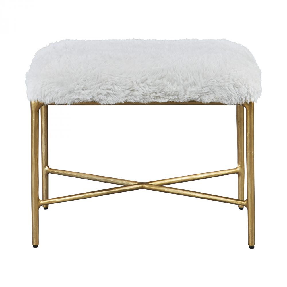 Charmed Sheepskin Small Bench