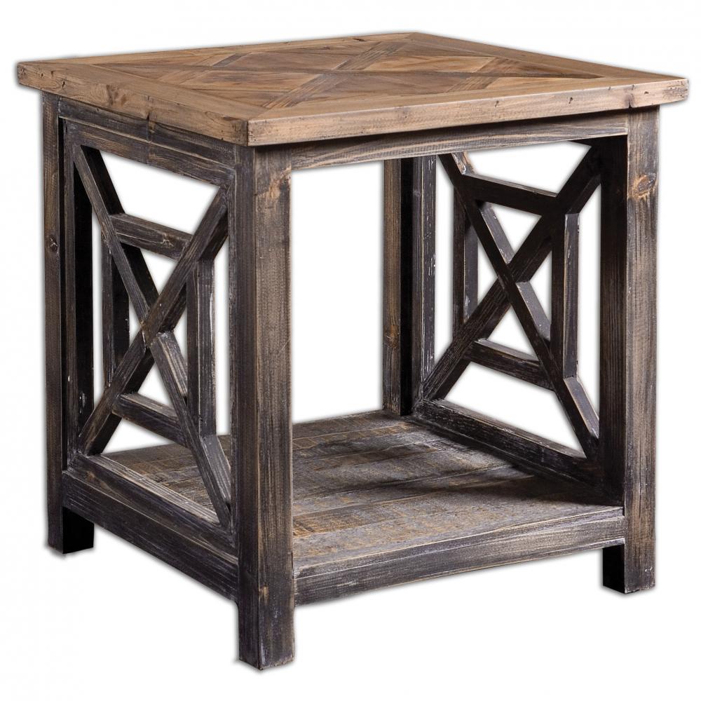 Spiro Reclaimed Wood End Table