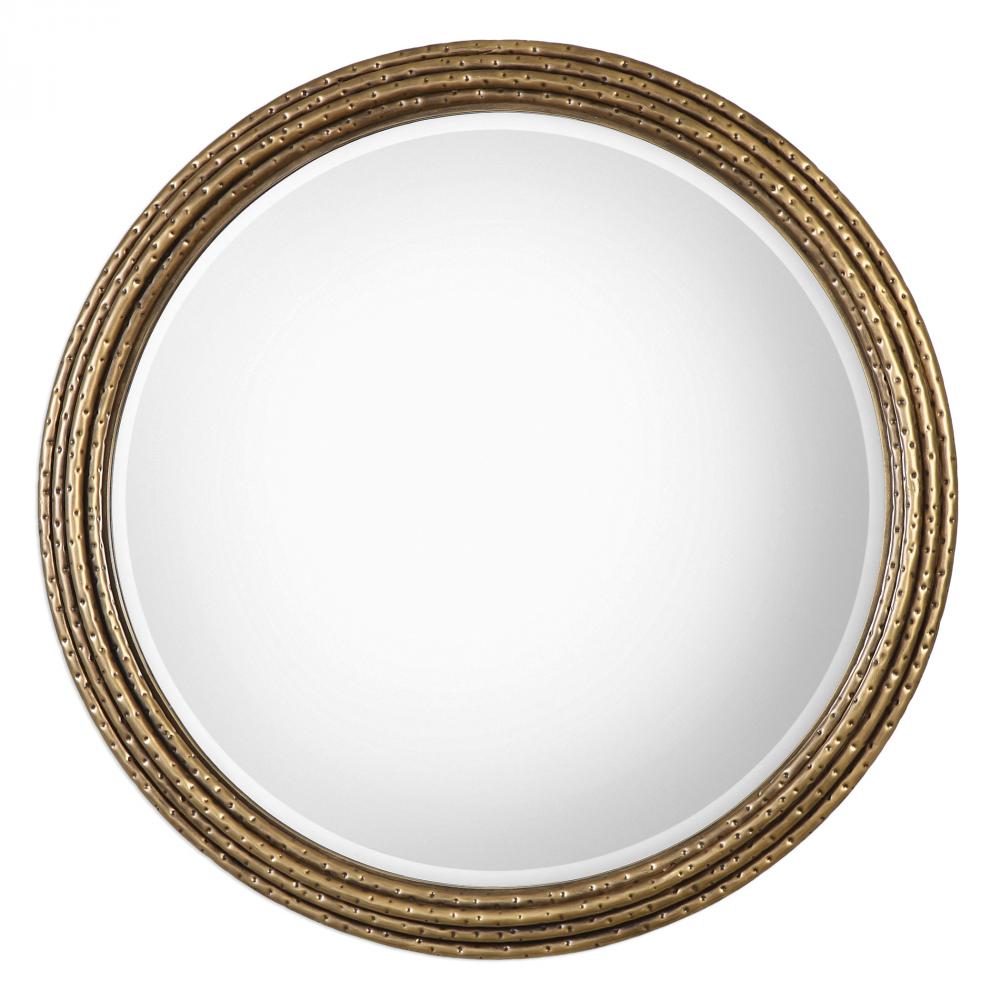 Spera Round Gold Mirror