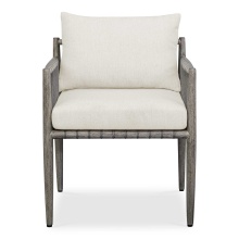 Uttermost 23943 - Uttermost Borneo White Outdoor Dining Chair