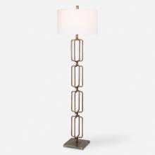 Uttermost 30148 - Uttermost Link Brushed Gold Floor Lamp