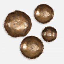 Uttermost 04299 - Uttermost Lucky Coins Metal Wall Decor, Brass, S/4