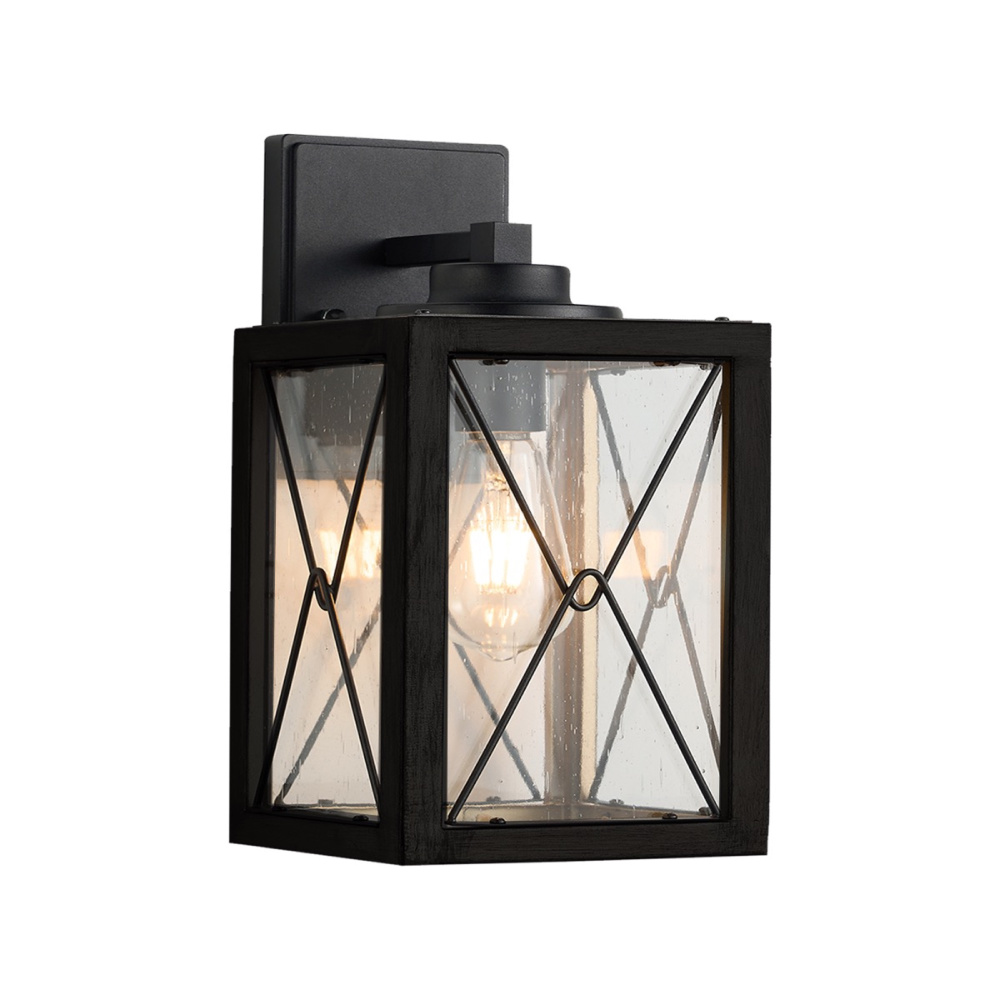Cameron 1 Light Outdoor Wall Sconce 15", Mango