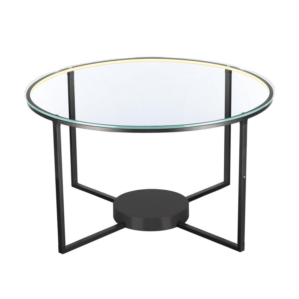 Tavola 9W LED Round Table Black