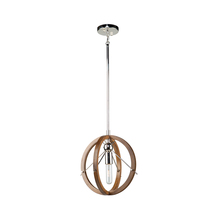 Artcraft AC11551PN - Abbey 1 Light Sphere Pendant