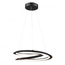 Artcraft AC7677BK - Ara 24W LED Pendant Black