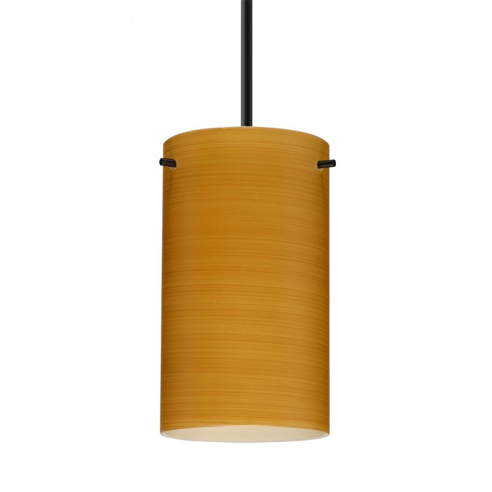 Besa Stilo 7 Pendant Black Oak 1x40W B10 Med