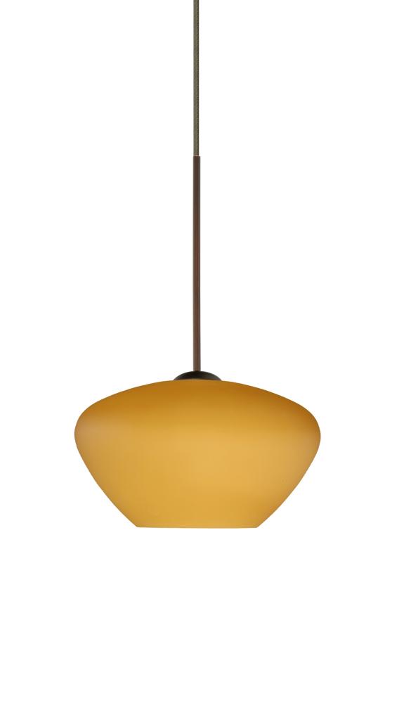 Besa Pendant Peri Bronze Amber Matte 1x5W LED