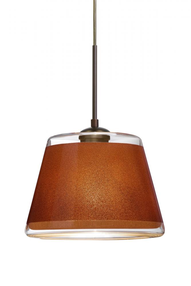 Besa Pendant Pica 9 Bronze Tan Sand 1x9W LED