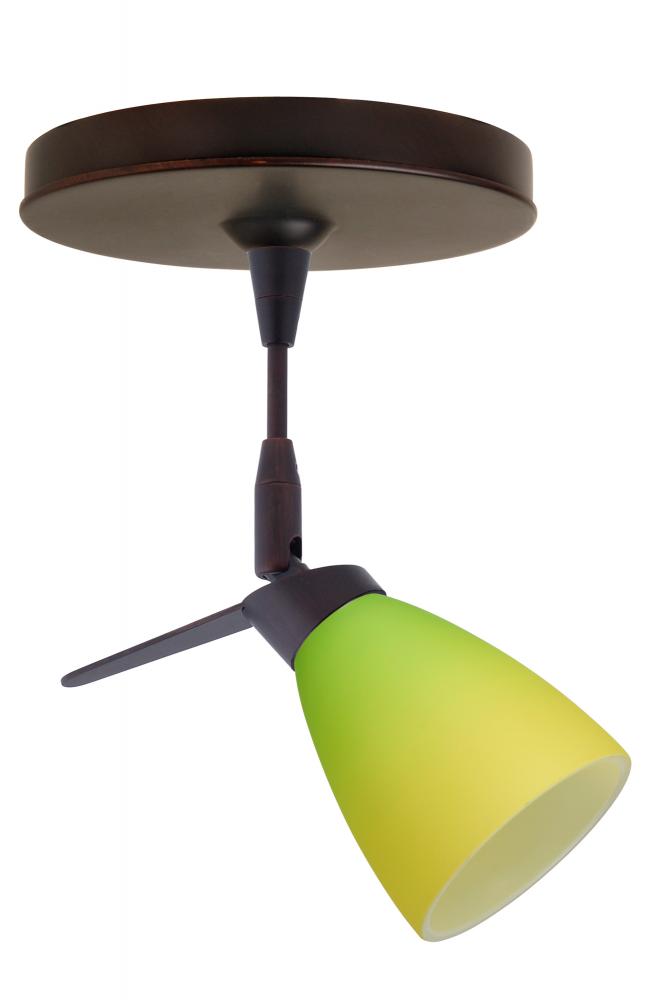 Besa Spotlight Andi Bronze Bicolor Green/Yellow 1x35W Halogen Mr11