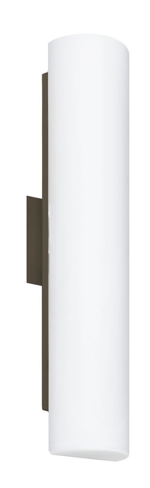 Besa Wall Baaz 20 Bronze Opal Matte 2x5W LED