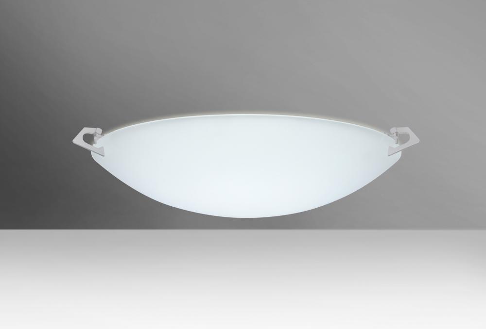 Besa Ceiling Sonya 17 Satin Nickel Satin Frost 2x100W Medium Base