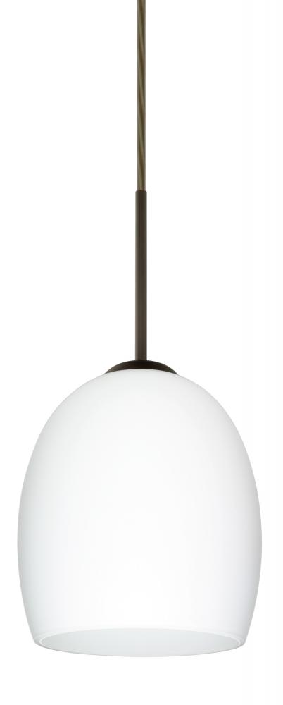 Besa Lucia Pendant For Multiport Canopy Bronze Opal Matte 1x75W Medium Base