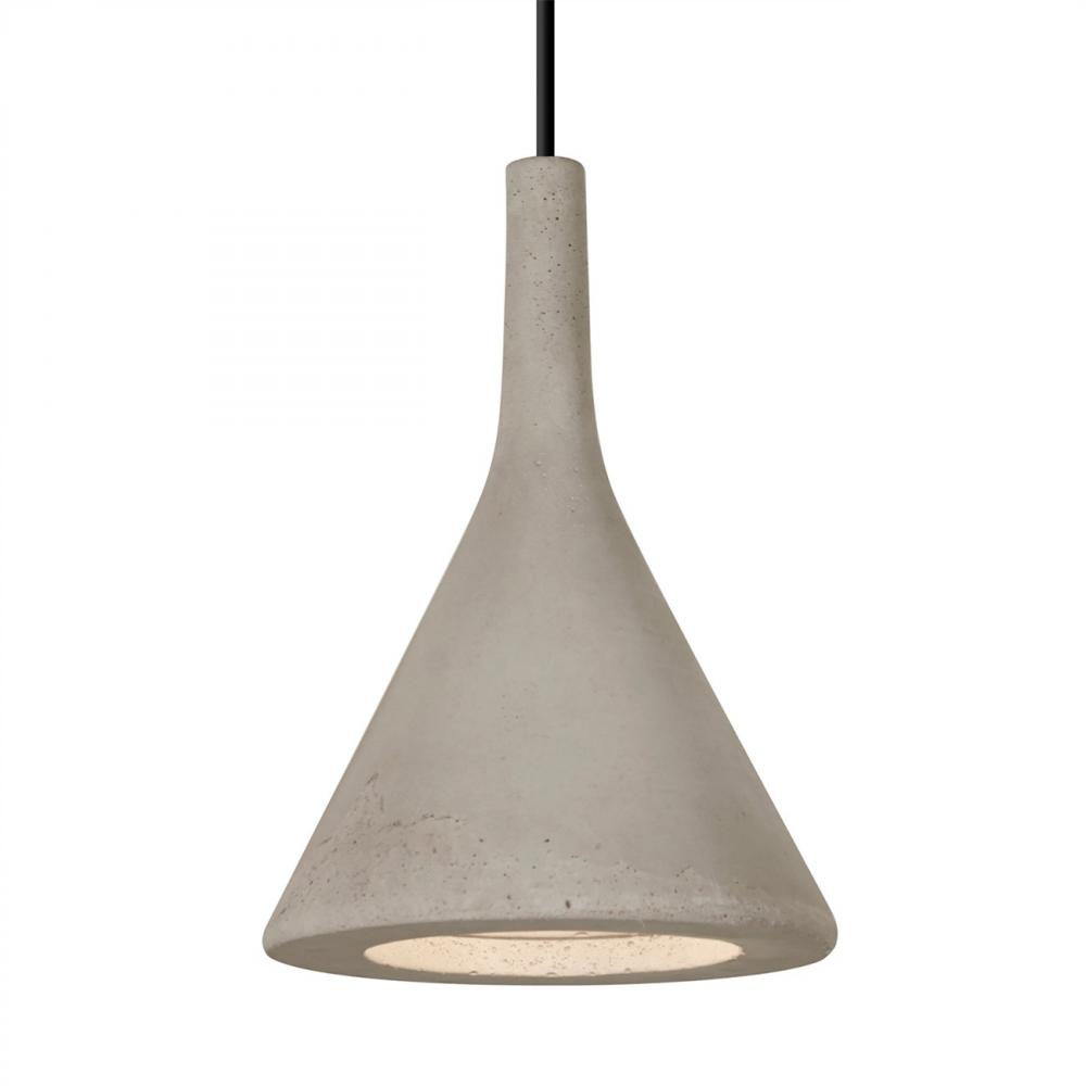 Besa Gala Pendant For Multiport Canopy, Tan, Black Finish, 1x9W LED