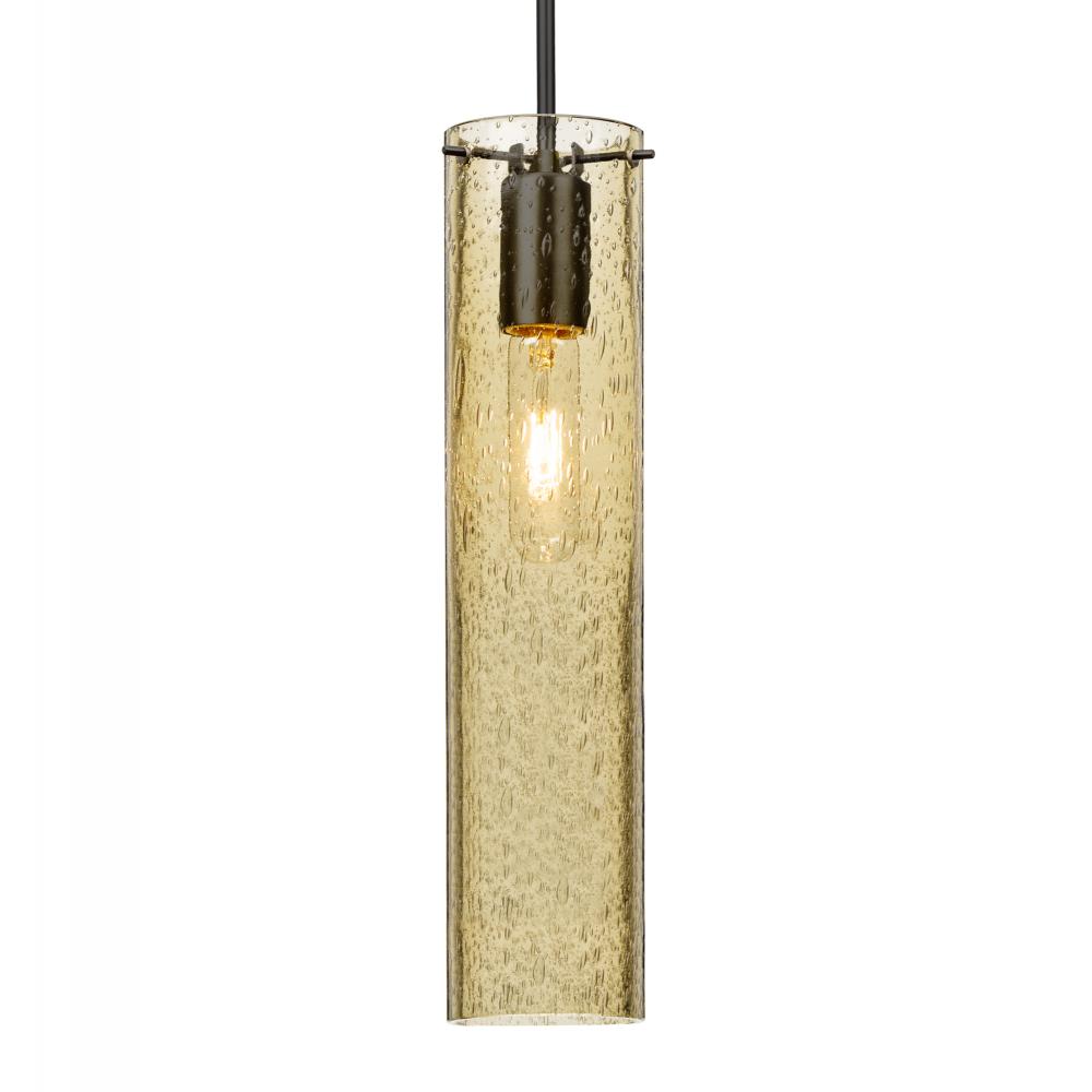 Besa, Juni 16 Pendant For Multiport Canopy, Gold Bubble, Black, 1x60W MAX E26 Base