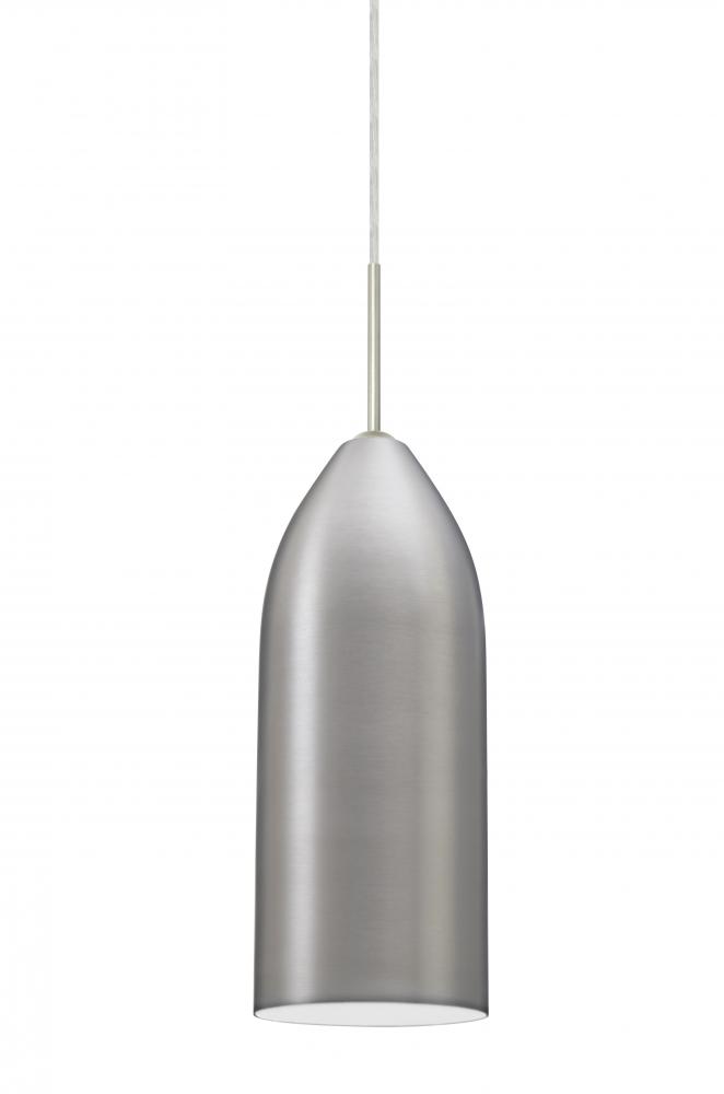 Besa, Lindy Pendant For Multiport Canopy, White, Bronze Finish, 1x60W Medium Base