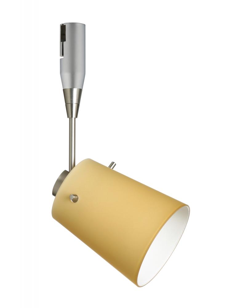 Besa Spotlight With 18" Stem Tammi 3 Satin Nickel Vanilla Matte 1x50W Halogen Mr16