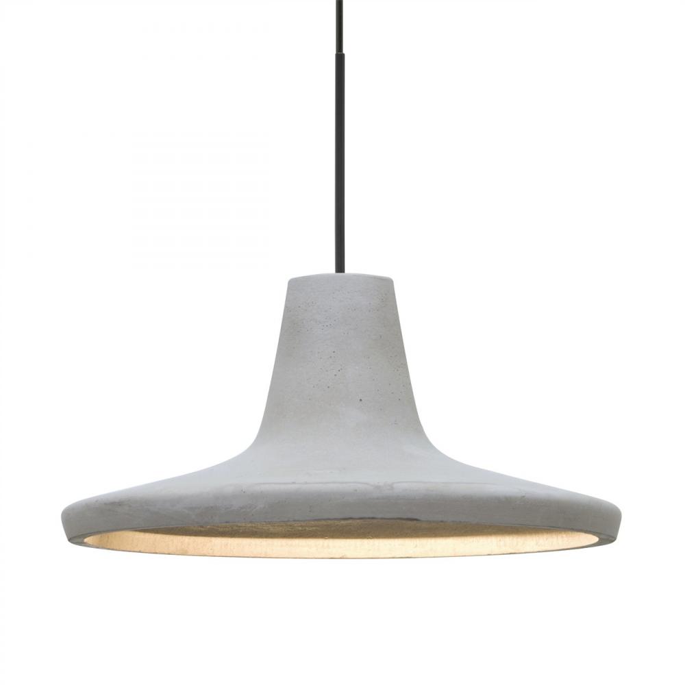 Besa Modus Pendant, Natural, Black Finish, 1x9W LED