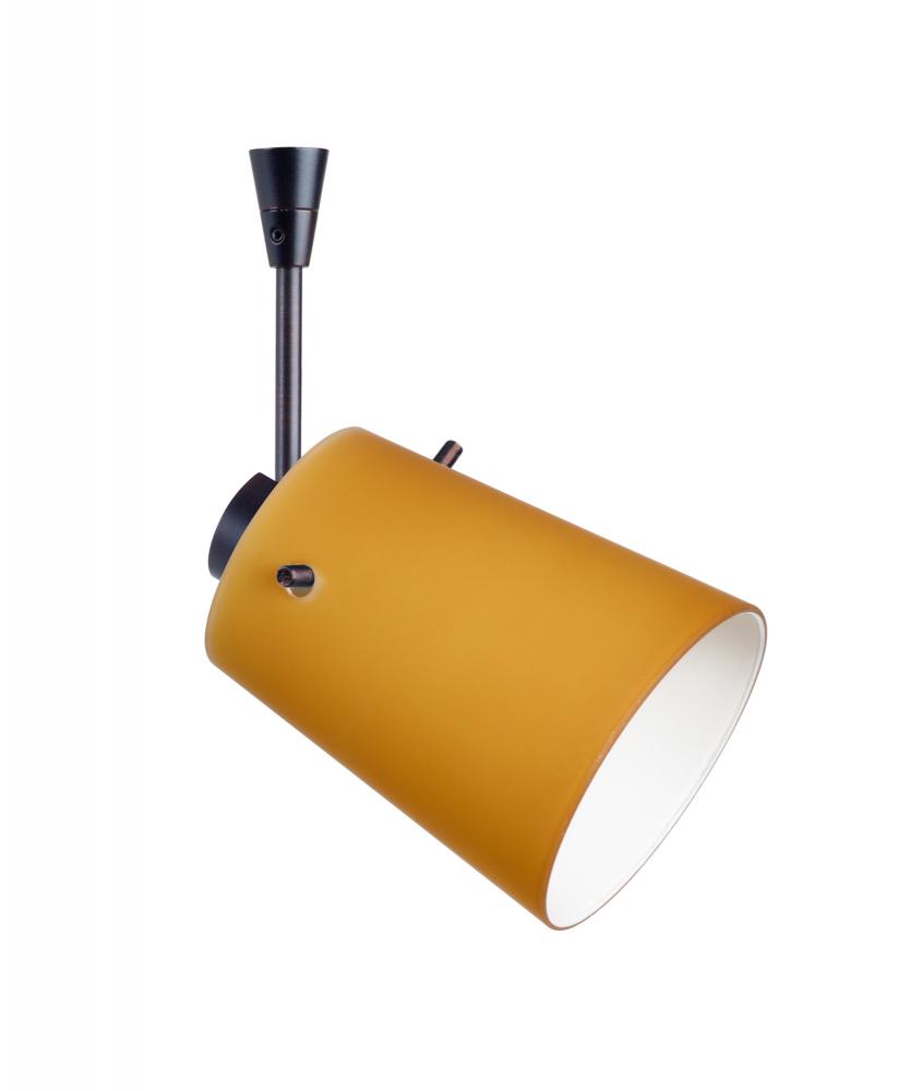 Besa Spotlight With 18" Stem Tammi 3 Bronze Amber Matte 1x50W Halogen Mr16