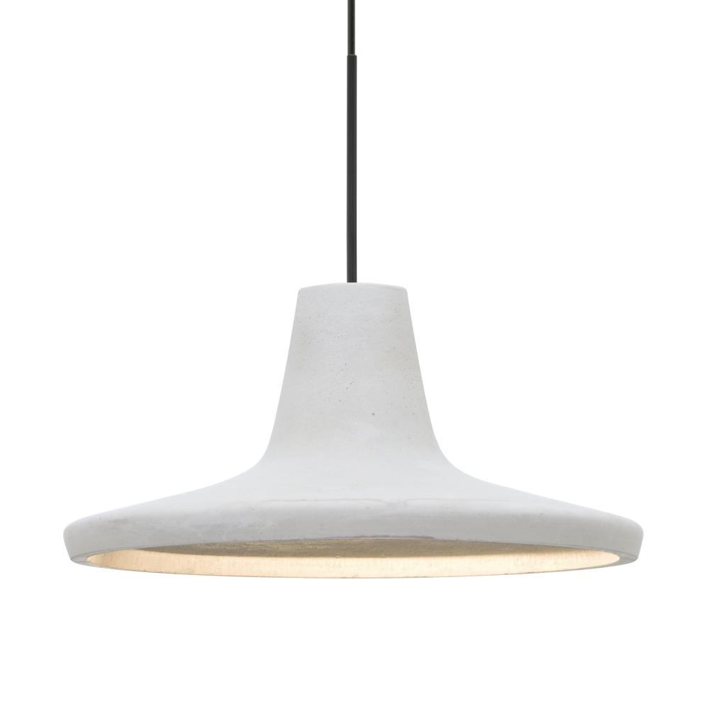 Besa Modus Pendant For Multiport Canopy, White, Black Finish, 1x9W LED