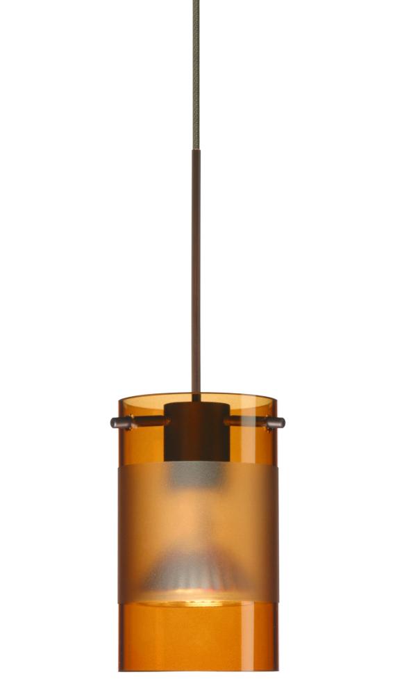 Besa Pendant Scope Bronze Armagnac/Frost 1x5W LED