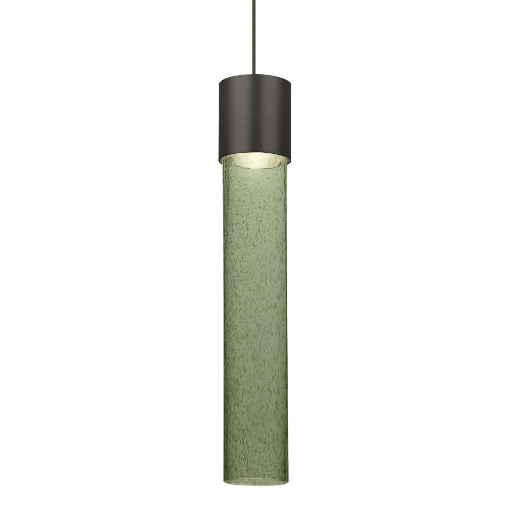 Besa Wanda 12 Pendant, Moss Bubble, Bronze Finish, 1x3W LED