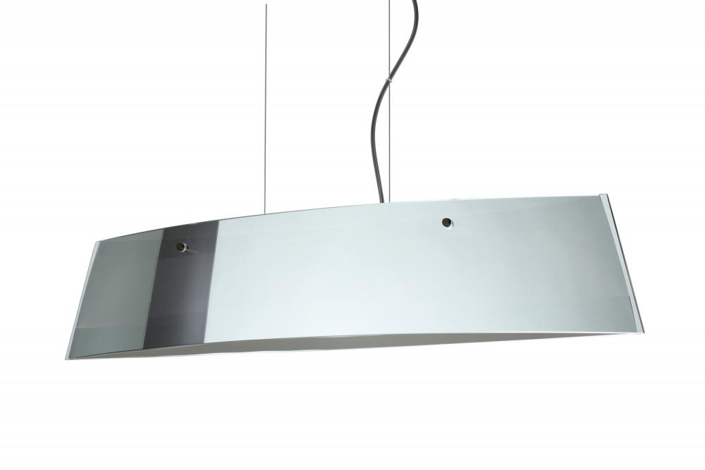 Besa Pendant Silhouette 36 Bronze Mirror/Frost 4x5W LED