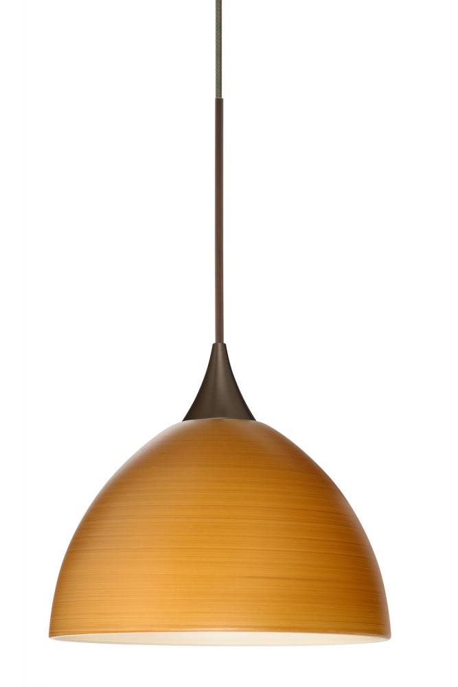 Besa Pendant Brella Bronze Oak 1x50W Halogen