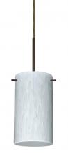 Besa Lighting 1BC-440419-LED-BR - Besa Stilo 7 LED Pendant Carrera Bronze 1x9W LED