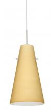 Besa Lighting 1JC-4124VM-LED-SN - Besa Cierro LED Pendant Vanilla Matte Satin Nickel 1x9W LED