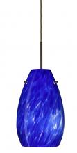 Besa Lighting 1JC-412686-LED-BR - Besa Pera 9 LED Pendant Blue Cloud Bronze 1x9W LED