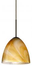 Besa Lighting 1JC-4470HN-BR - Besa Vila Pendant Bronze Honey 1x60W Medium Base