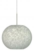 Besa Lighting 1JC-477619-LED-SN - Besa Luna LED Pendant Carrera Satin Nickel 1x9W LED