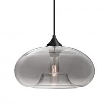 Besa Lighting 1JC-BANASM-BK - Besa Pendant Bana Black Smoke 1x60W MAX E26 Base